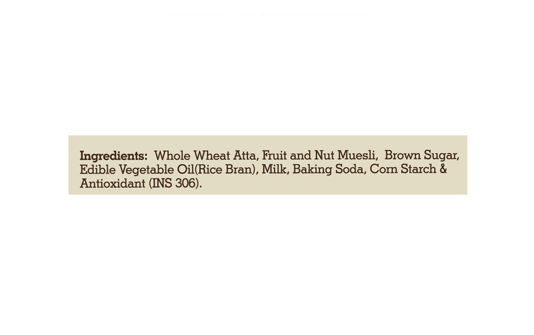 Bagrry's Fruits & Nut Muesli cookies    Jar  200 grams